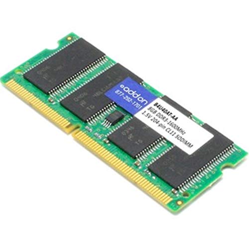 Addon Hp B4U40At Compatible 8Gb Ddr3-1600Mhz Unbuffered Dual Rank 1.5V 204-Pin C