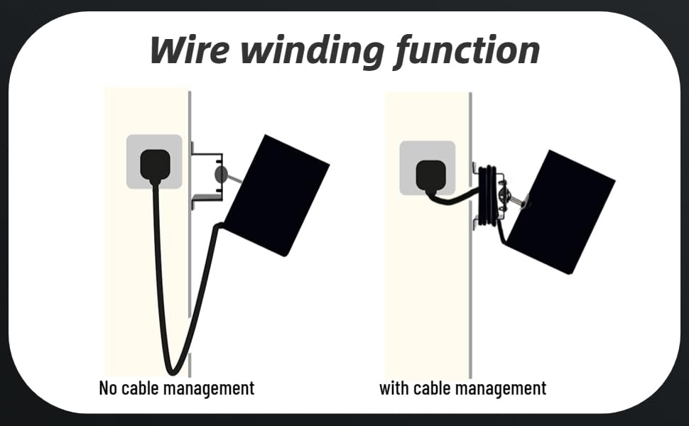 Shinar Metal Wall Mount Compatible With Sonos Era 100 Swivels Up To 360 / Tilts  70 / +70 Rotation Without Adjusting Screws Max.