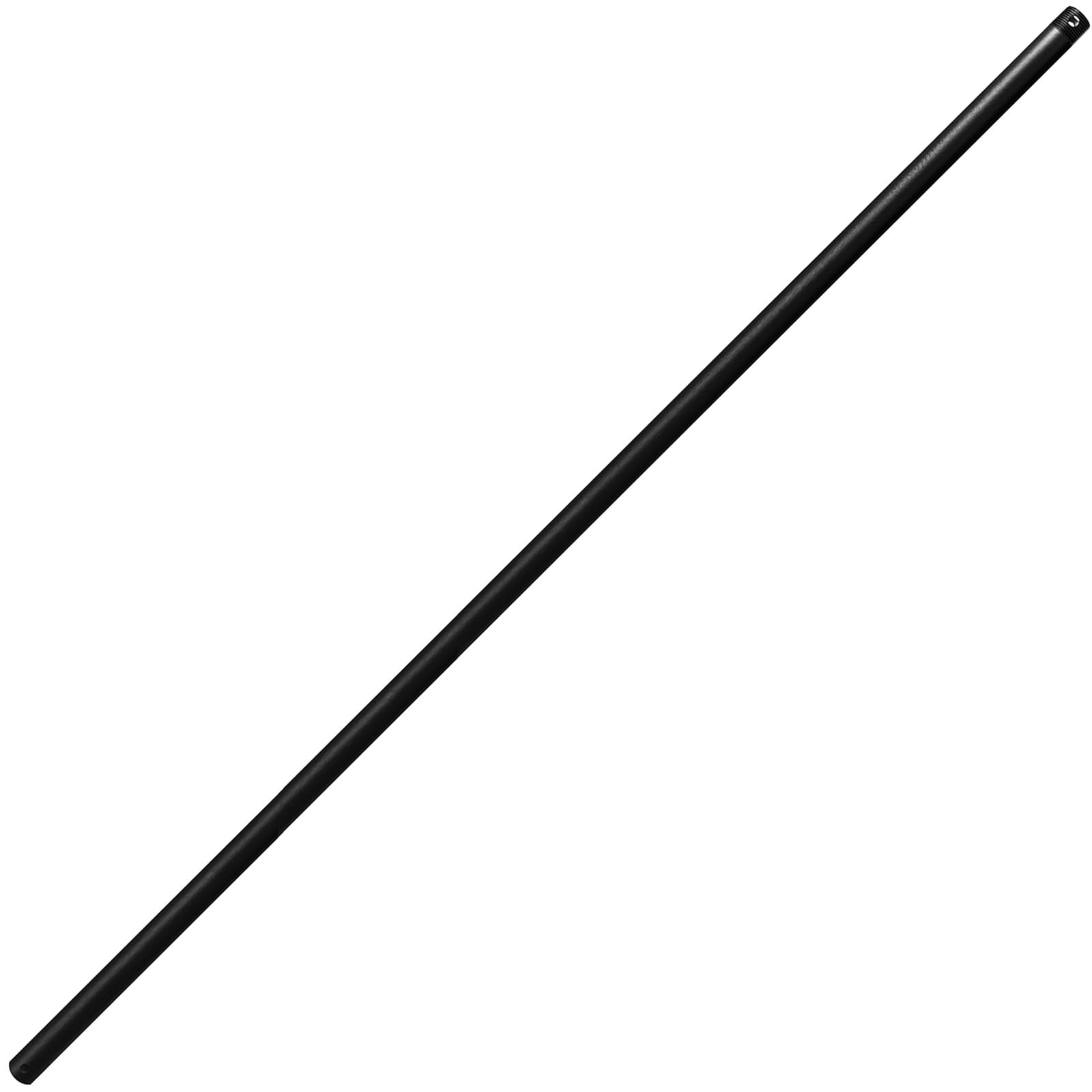 60 Inch Ceiling Fan Downrod Threaded, 1 Inch Outer Diameter Matte Black Ceiling Fan Extension Rod (With Threads),Down Rods Compa