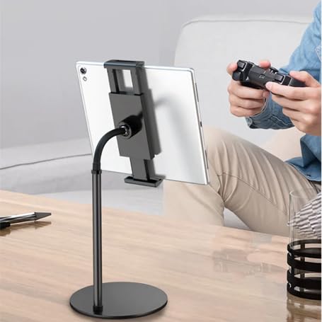 Rdrkr Adjustable Gooseneck Cell Phone Holder, Flexible Arm Stand For Desk With Aluminum Alloy Construction, Universal Desktop Mo