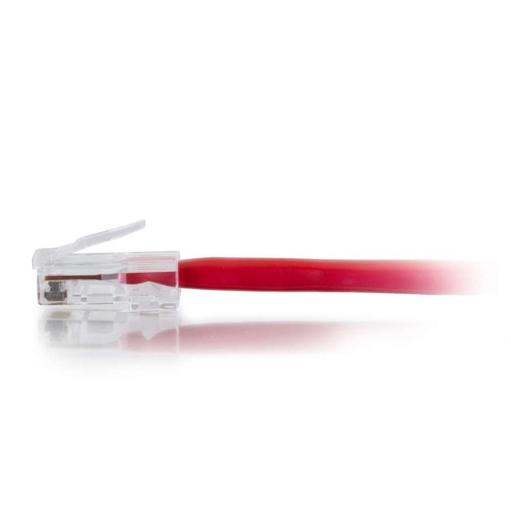 C2G 04154 Cat6 Cable   Non Booted Unshielded Ethernet Network Patch Cable, Red (7 Feet, 2.13 Meters)