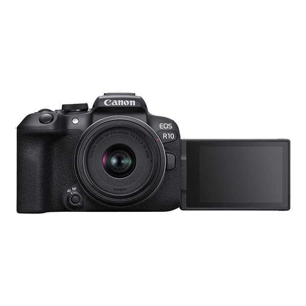 Canon EOS R10 Mirrorless Camera with RF S 18 45mm Lens Kit