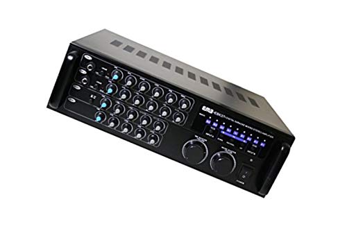 Emb Pro 700 Watt Digital Rack Mountable Karaoke Mixer Stereo Amplifier Ebk37Bt With Usb, Echo And Bluetooth Streaming