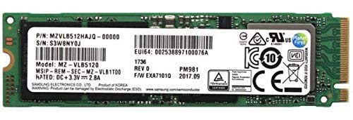 Samsung Pm981 Polaris 512Gb M.2 Ngff Pcie Gen3 X4, Nvme Solid State Drive Ssd, Oem (2280) Mzvlb512Hajq 00000