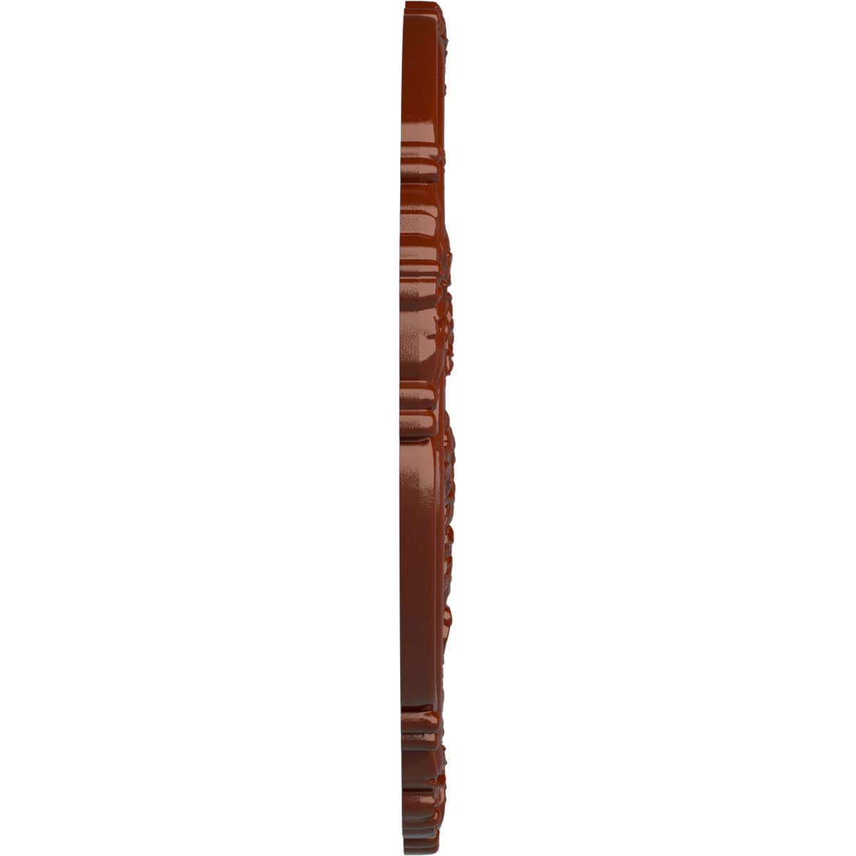 Ekena Millwork Cm26Atfif Attica With Rose Ceiling Medallion, 26''Od X 3 3/4''Id X 1 1/2''P, Hand Painted Firebrick