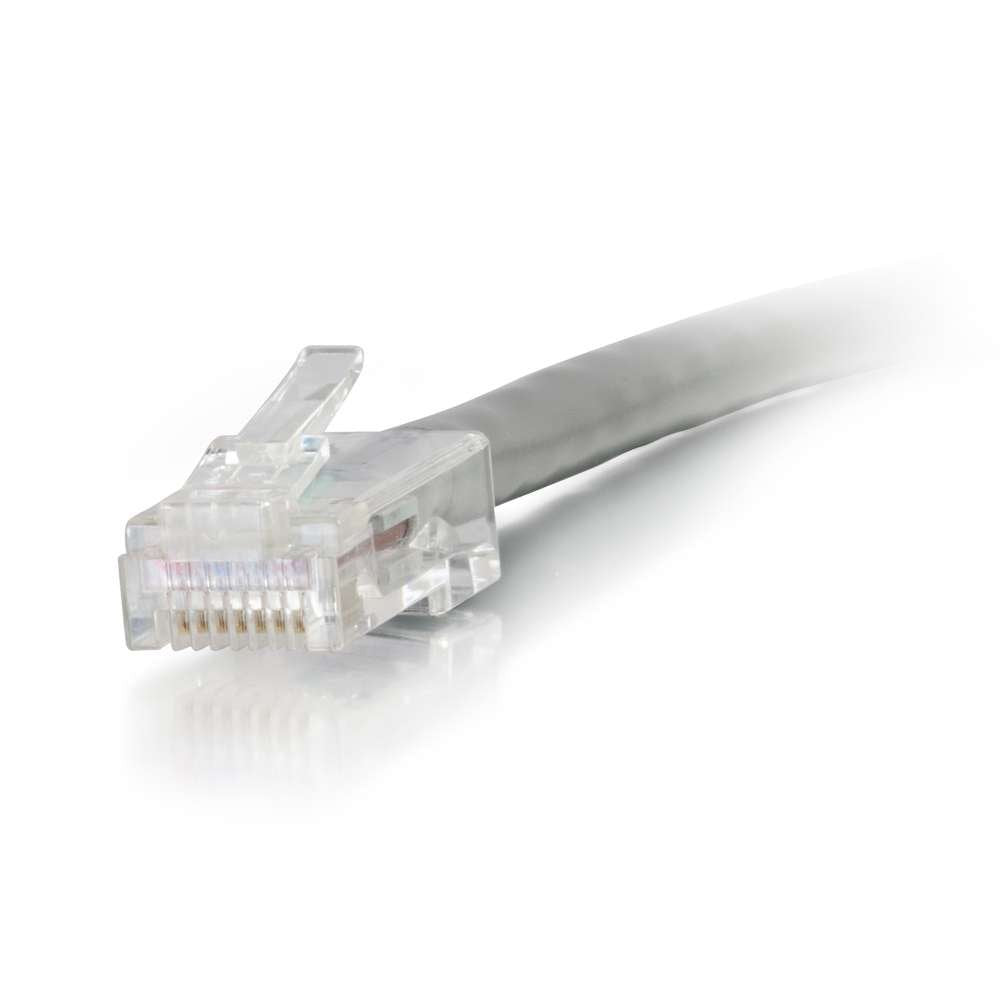 C2G 22010 Cat5E Cable   Non Booted Unshielded Ethernet Network Patch Cable, Gray (15 Feet, 4.57 Meters)
