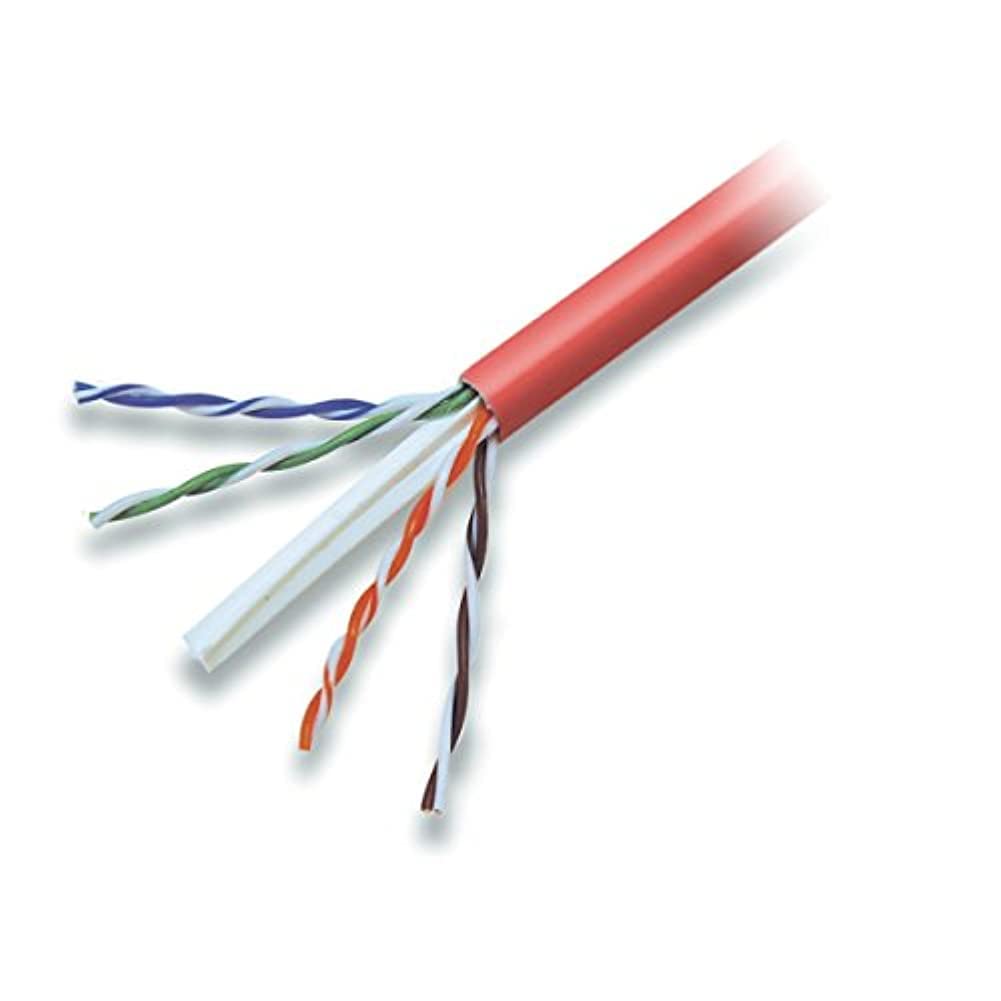 Belkin Components A7L704 1000Rd P Cat6 Solid Bulk Cable Plenum (Red)