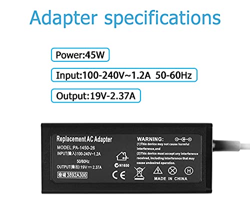 45W Ac Charger Replacement For Acer Aspire 3 A315 23 A315 23G Aspire 5 A515 44 A514 53 A514 53G A514 54 A515 55 Aspire One Cloud