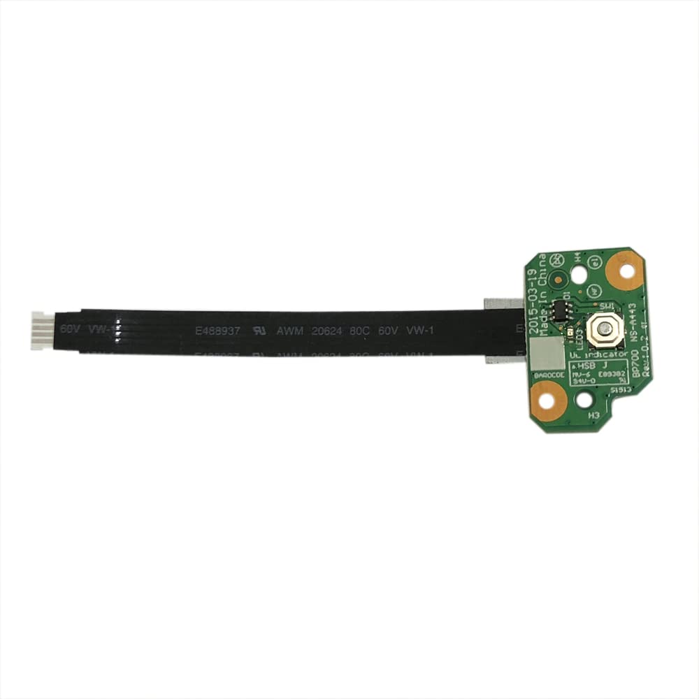 Zahara Power Switch Button Board Replacement For Lenovo Thinkpad P70 20Er 20Es, P71 20Hk 20Hl Bp700 Ns A443 Sc50K02164 5C50W8701