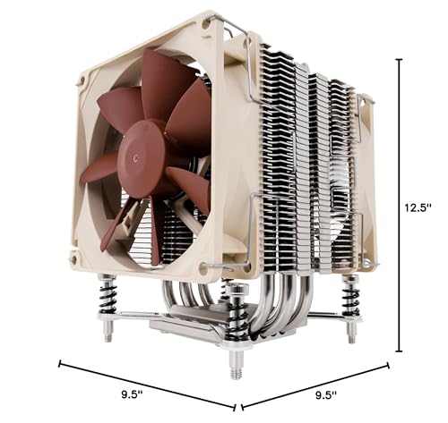 Noctua Nh U9Dx I4, Premium Cpu Cooler For Intel Xeon Lga20Xx (Brown)