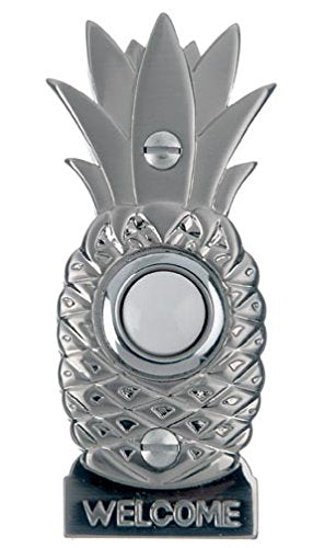 Safeguard Supply   Brass Doorbell Wired Button   Decorative Doorbell Button   Beautifully Crafted Pineapple Doorbell Button Nick