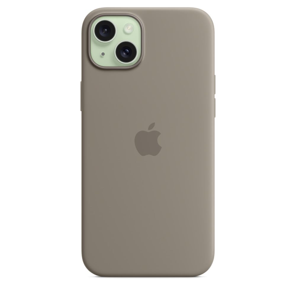 Apple Iphone 15 Plus Silicone Case With Magsafe   Clay