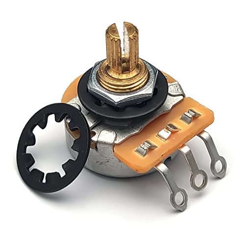 Maxcheer Set Of 4 Guitar Nuts, Washers & Lock Washers For 1/4 2 Conductor Guitar/Bass Output Jack