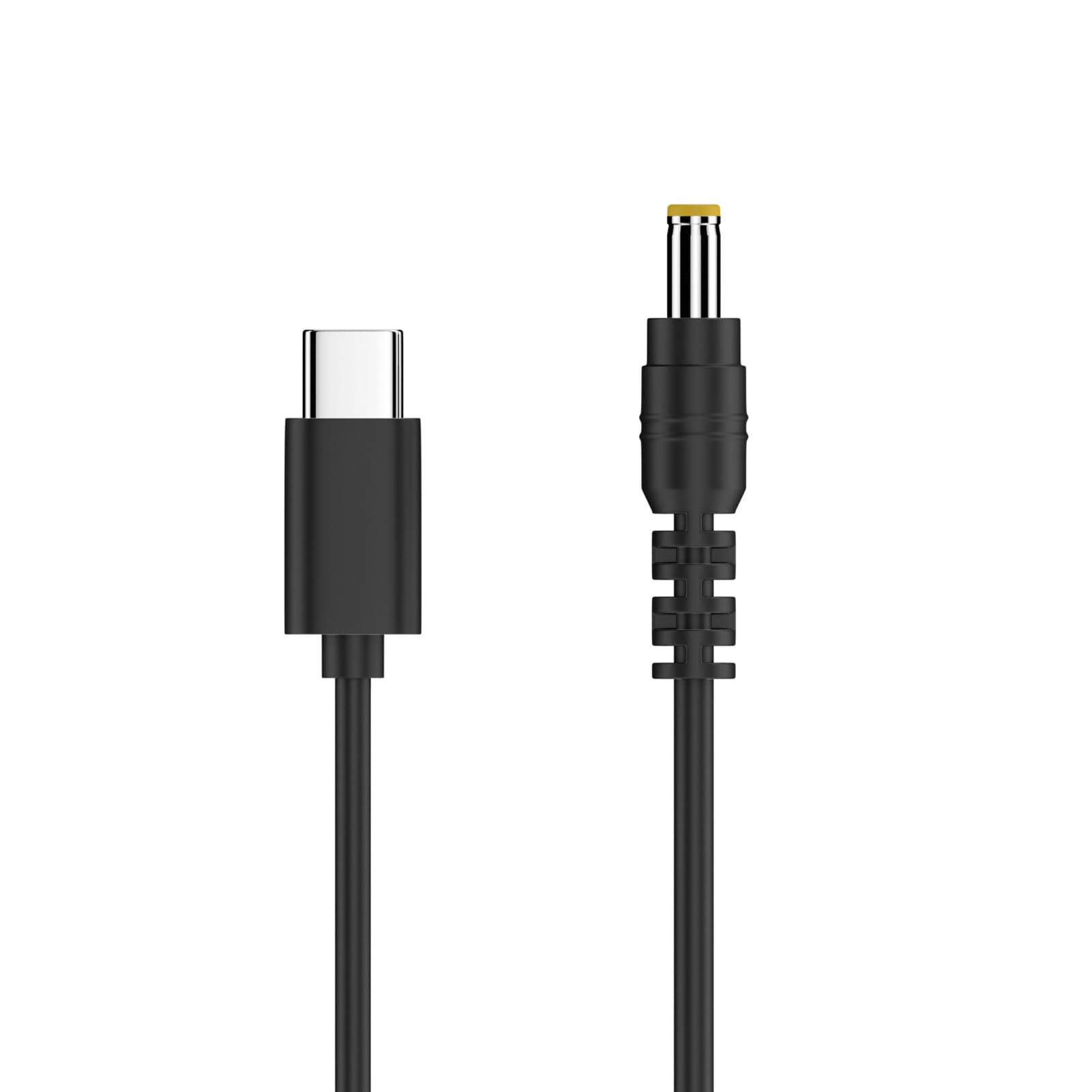 USB C to 12V DC Power Cable 4.9 ft  PD65W TypeC to DC 5.5mm X 2.1mm Barrel Jack 12V 3A Output Charging for Router, Fan, Speake