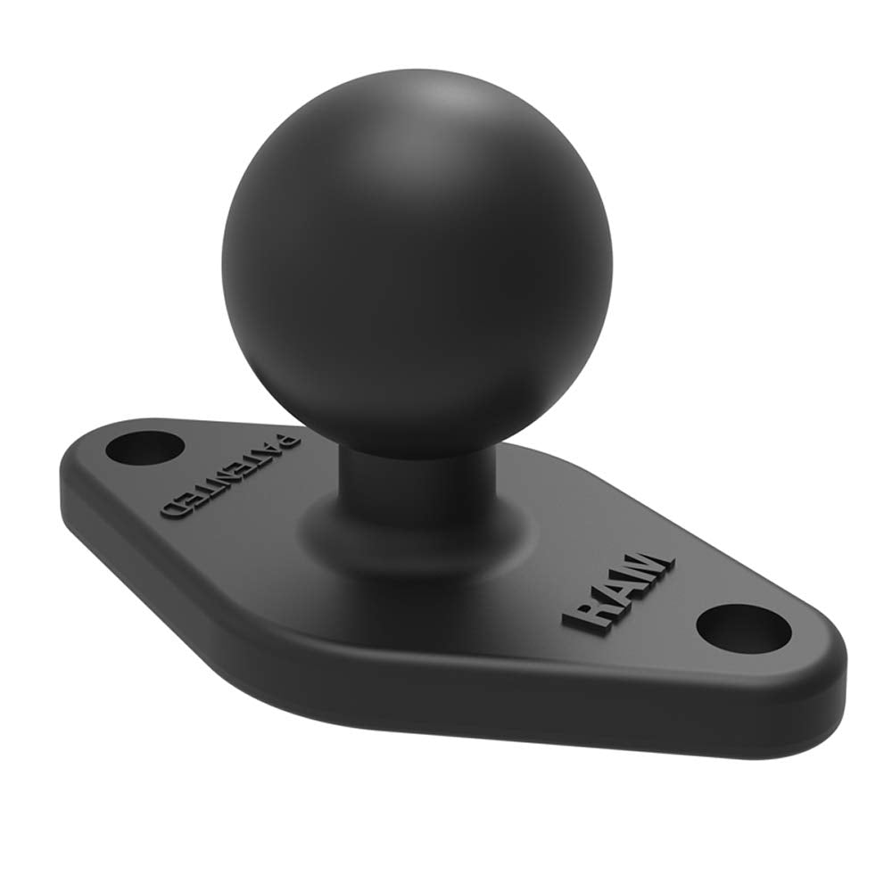 RAM MOUNTS Diamond Ball Base with 2-Hole AMPS Pattern, B Size 1 Ball Mount for RAM Device Holders and Mounting Systems RAM-B-238