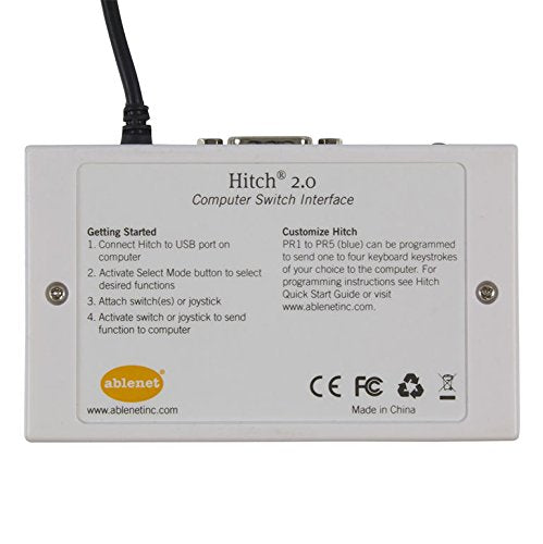 Ablenet Hitch 2   Plug And Play Usb Computer Switch Interface For Accessibility   Control, Learn, And Enhance User Experience