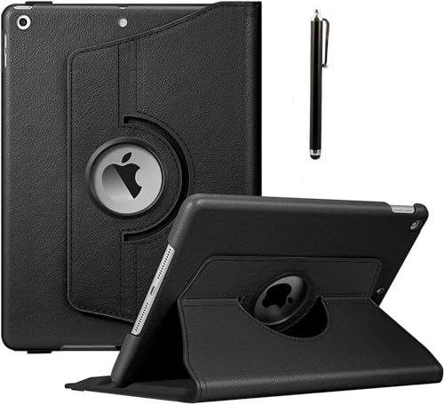 Proelite Cover For Apple Ipad 10.2 Case Cover, 360 Rotatable Smart Flip Case Cover For Apple Ipad 10.2 Inch 9Th/8Th/7Th Generati