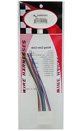 Harmony Audio Compatible With 2001 2006 Acura Mdx Ha 701721 Factory Stereo To Aftermarket Radio Install Harness Adapter