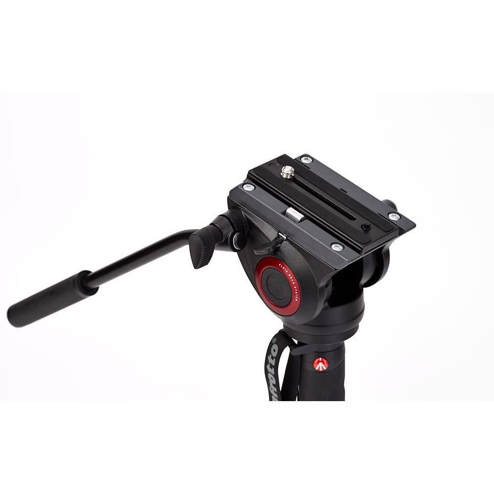 Manfrotto Xpro Monopod+ 4 Section Aluminum Monopod With Fluid Video Head