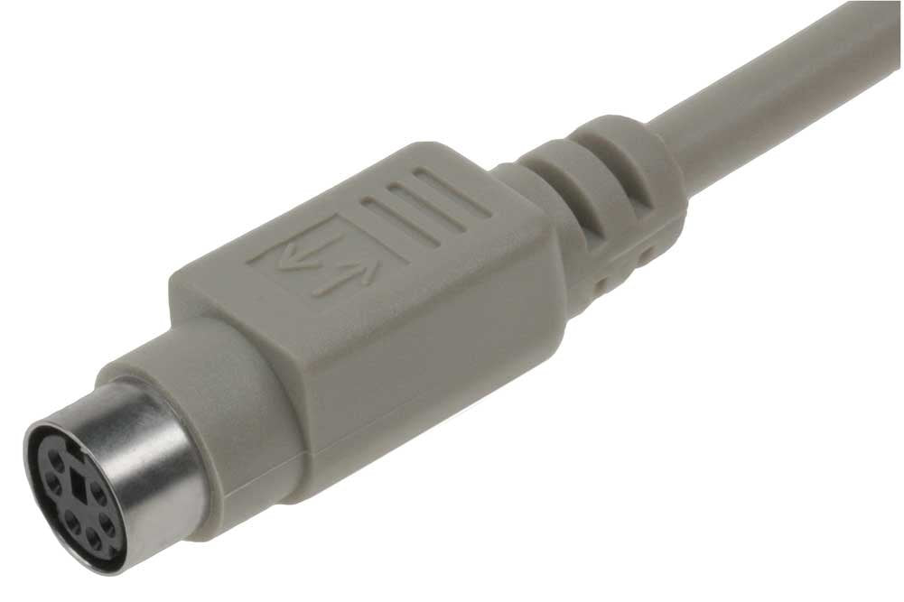 Sf Cable, Keyboard Ps2 To At Adapter (6 Inch); Din5 Male To Minidin6 Female