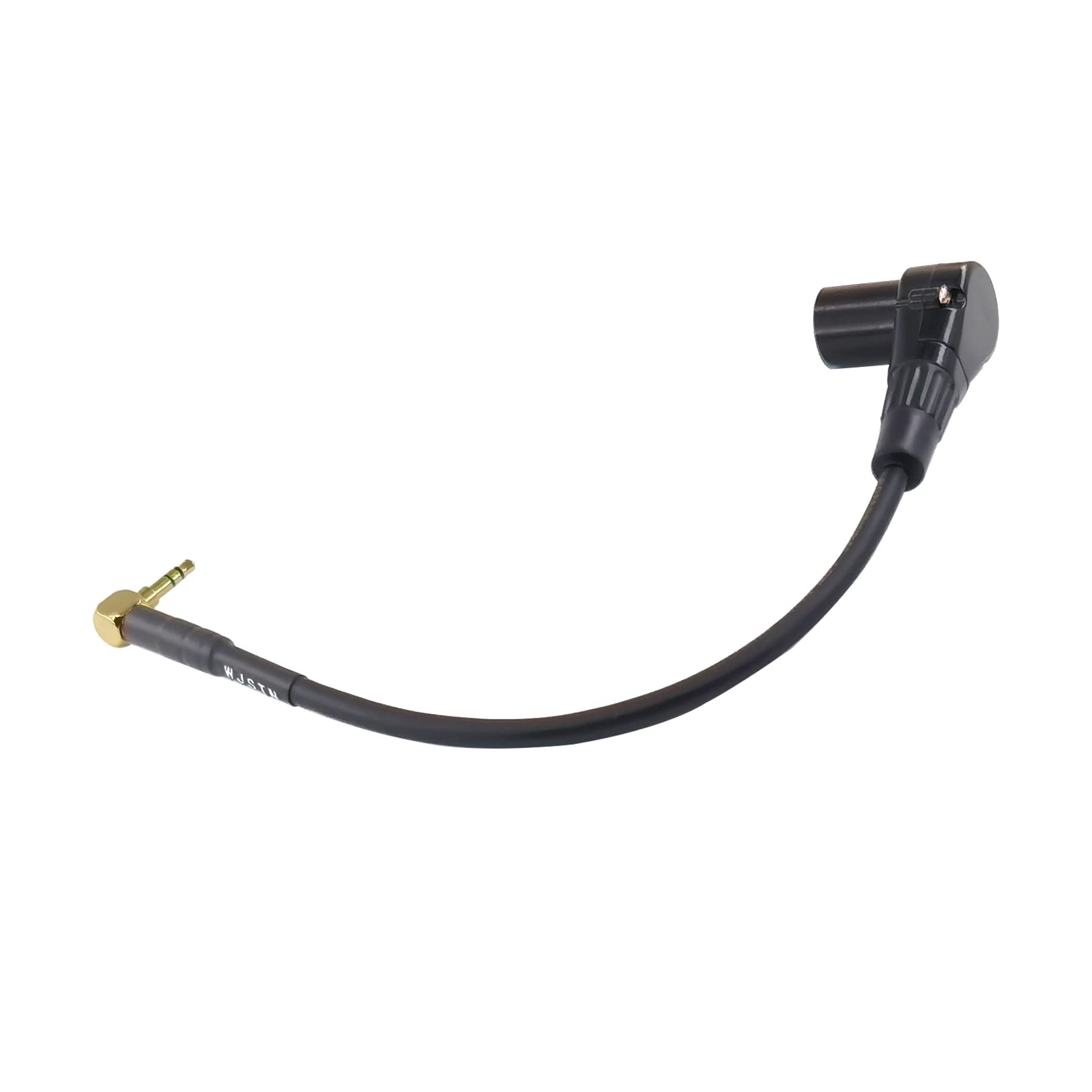 Wjstn Right Angle Male Xlr To 3.5Mm Adapter,3.5Mm (1/8 Inch) Trs To Xlr Stereo Male To Xlr Male Cable (6 Inches)