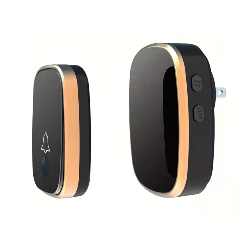 Luamb Wireless Doorbell, 1,000Ft Range Loud Enough With 5 Volume Levels And Mute Mode Door Chimes Led Flashing