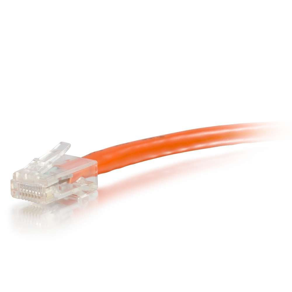 C2G 04196 Cat6 Cable   Non Booted Unshielded Ethernet Network Patch Cable, Orange (7 Feet, 2.13 Meters)