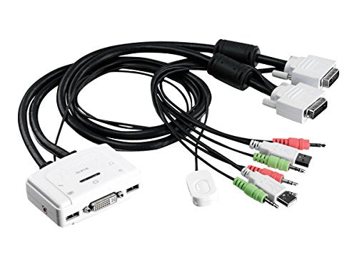 2-port DVI USB KVM Switch