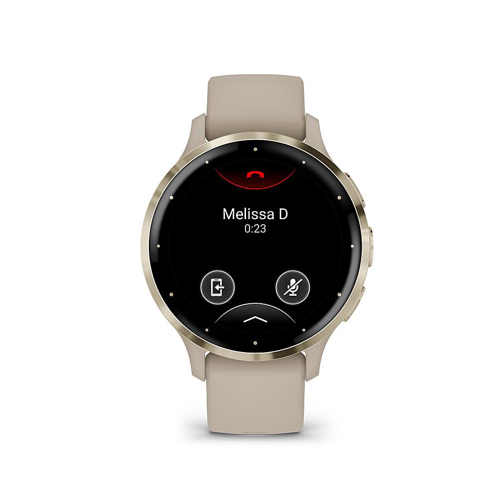 Garmin 010 02785 03 Venu 3S Health Fitness Gps Smartwatch Gold Steel Bezel With Dust Rose Case 41Mm | Official Usa Partner Model