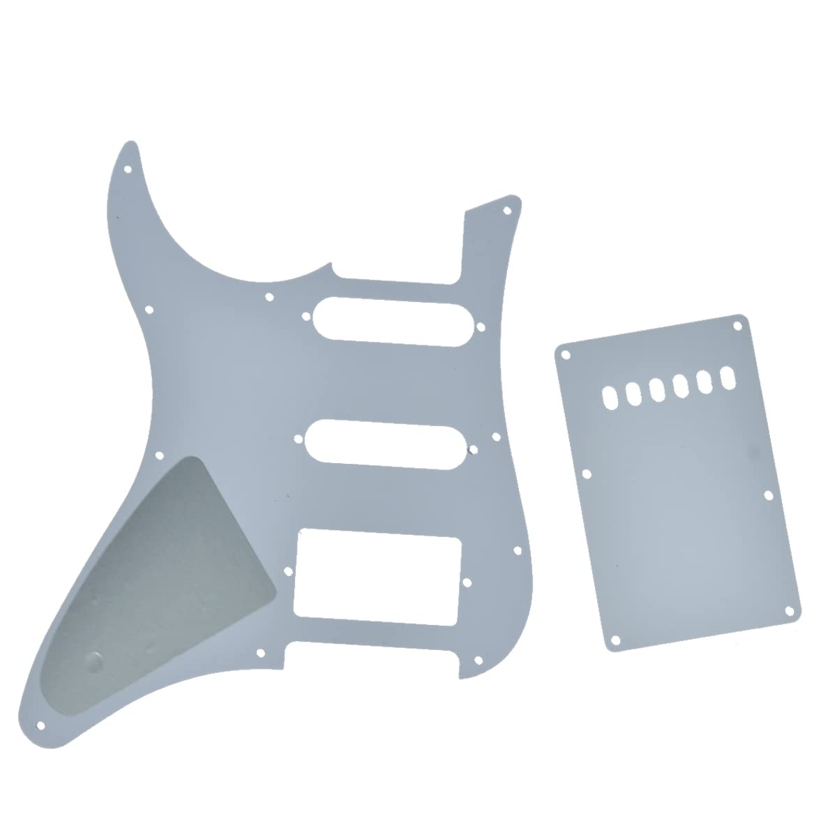 Kaish Guitar Hss Pickguard And Tremolo Trem Cover Back Plate Fits Yamaha Pacifica Guitar White Pearl
