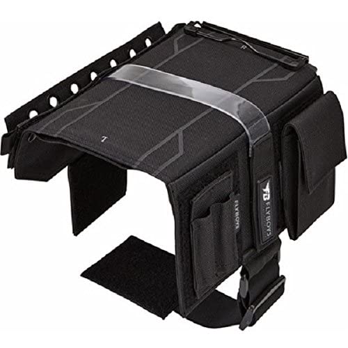 FLYBOYS Reversible Kneeboard for Pilots - Black - Clipboard, Tablet & Pen Holder - Left & Right-Handed - Ideal for Checklists & Flight Gear