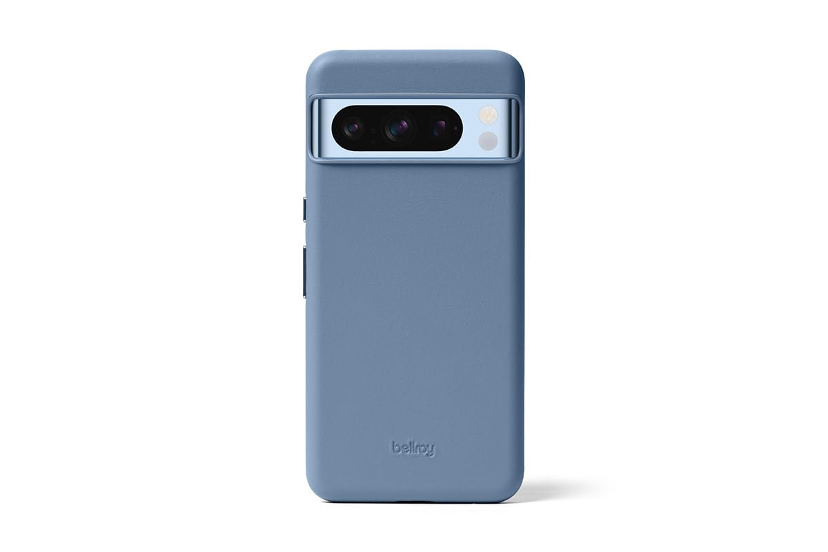 Bellroy Leather Case for Pixel 8 Pro - (Leather Google Phone Case) - Slateblue