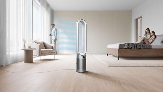 Dyson Purifier Cool Tp07 Smart Air Purifier And Fan   White/Silver, Large