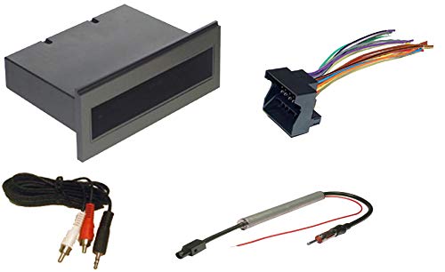 Carxtc Single Din Radio Installation Parts Fits Volkswagen Golf Jetta Passat Gti Gli 2002 2005 Stereo Wiring Harness, Dash Kit, 