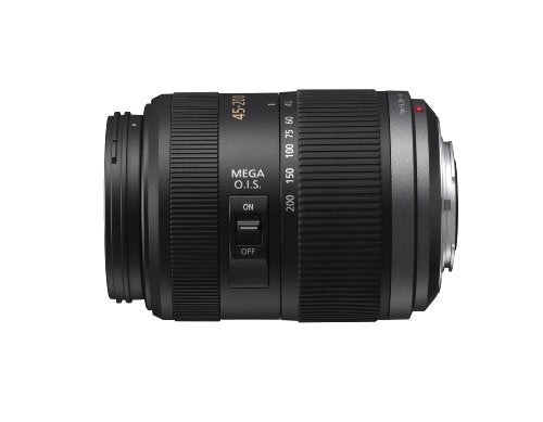 Panasonic Lumix G Vario Lens, 45-200Mm, F4.0-5.6 Asph., Mirrorless Micro Four Thirds, Mega Optical I.S., H-Fs045200 (Usa Black)