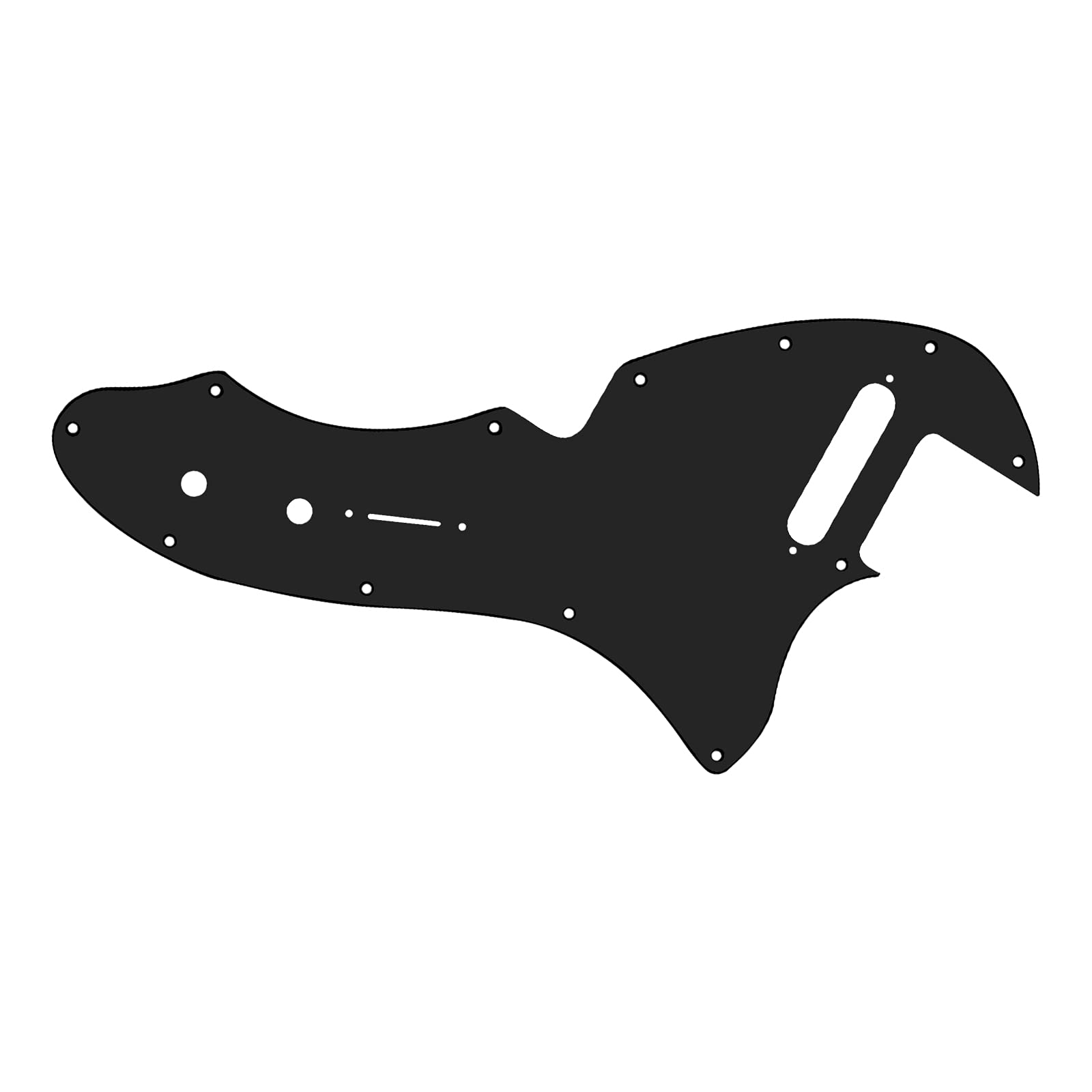 1Pcs Yootones Guitar Scratch Plate Thinline Tele Pickguard Compatible With 69 Telecaster Telecaster Thinline Re Issue Guitar Par