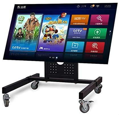 Rolling Tv Mount With Wheel For 32 65 Inch Flat Curved Screen Tv, Led Lcd, 45� Adjustable Viewing Angle,Low Height Mobile Tv Stand, Monitor Floor Stand Cart, Conferences, Exhibitions, Home,Office