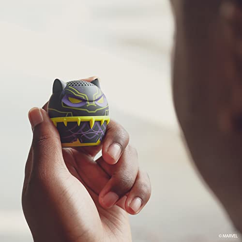 Bitty Boomers Marvel Black Panther Blacklight   Mini Bluetooth Speaker