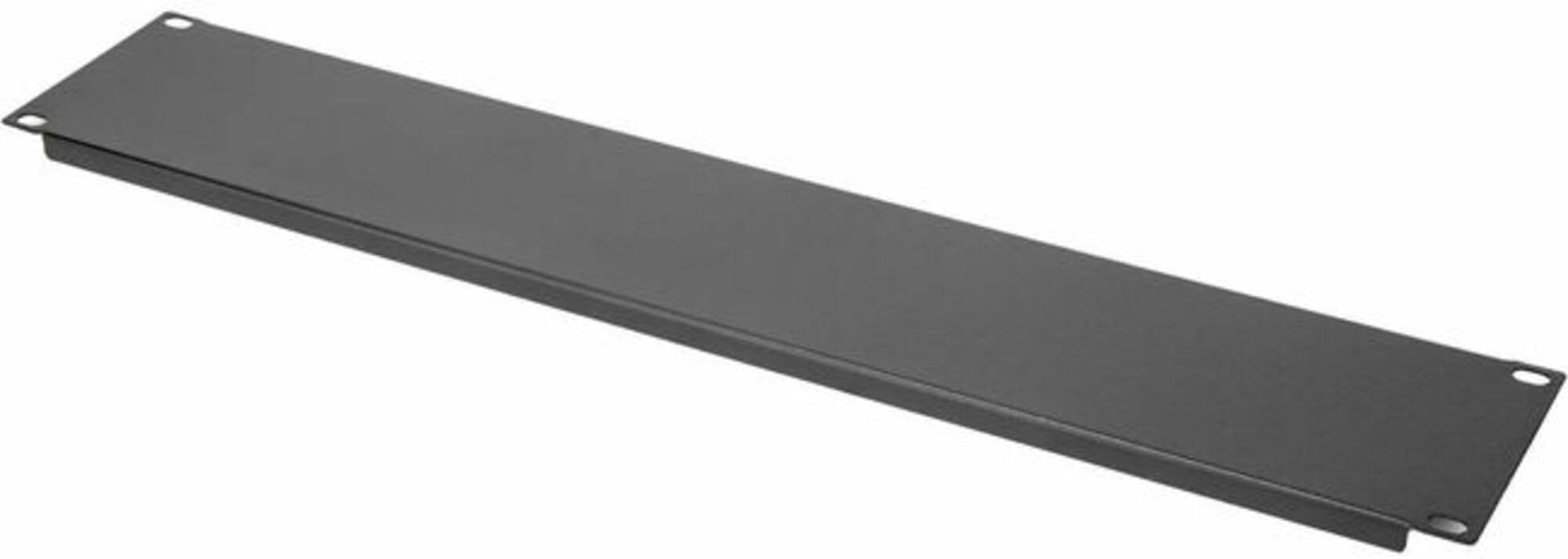 19In 2U Blanking Panel - Includes Mounting Hardware - Heavy-Duty Cold Rolled Bla