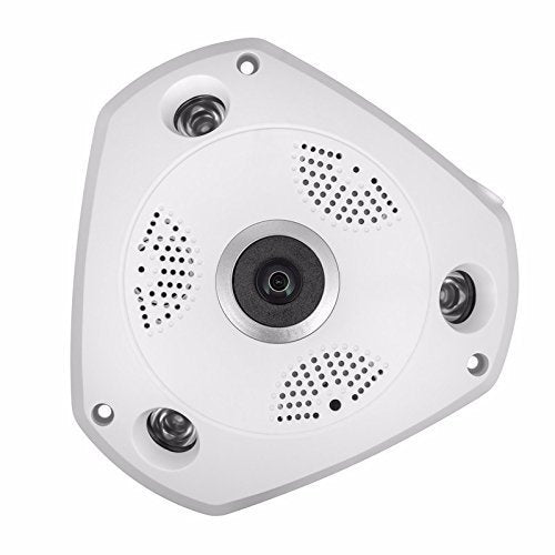 Maxworks 80664 360 Wireless Panoramic Vr Camera With High Resolution Fisheye Lens, Day And Night Vision, For Home Security, Moni