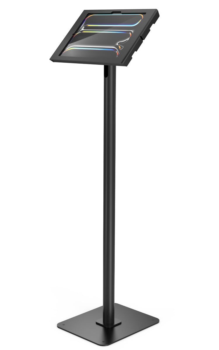 Ipad Pro M4 & M5 13In, Apex Enclosure Swift Floor Stand - Black