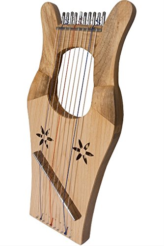 Mid East Mini Kinnor Harp   Light   Walnut