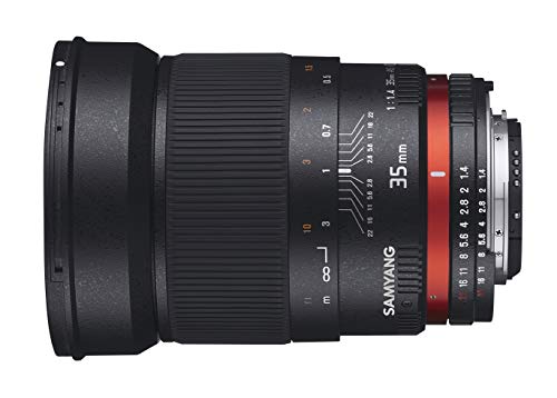 Samyang Sy35M-C 35Mm F1.4 Fixed Lens For Canon Black