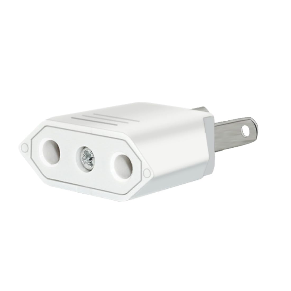 Jorindo (White 2Pcs) Usa Plug To Eu Socket
