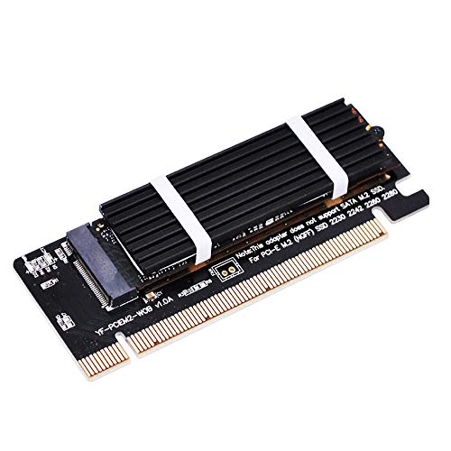 Ezdiy-Fab Nvme Pcie 4.0 Adapter, M.2 Nvme Ssd To Pci Express Adapter With Heat Sink, Only Support Pcie X16 Slot,Support M.2 Ssd