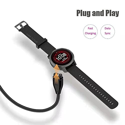 Garmin Fenix 6 6S 6X Pro Sapphire Charger 2Pack, Ankey Charger Cable For Garmin Fenix 5 5S 5X Plus, Forerunner 935 945 45 45S 24