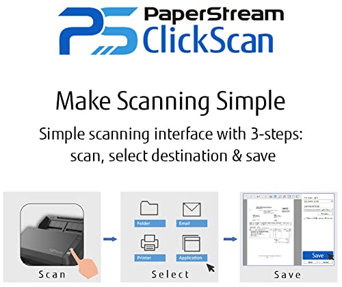 Fujitsu Sp 1130Ne Easy To Use Color Duplex Document Scanner With Automatic Document Feeder (Adf) And Twain Driver