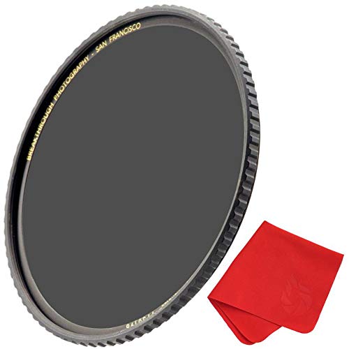 Breakthrough Photography 46Mm X4 10 Stop Fixed Nd Filter For Camera Lenses Neutral Density Professional Photography Filter, Mrc1
