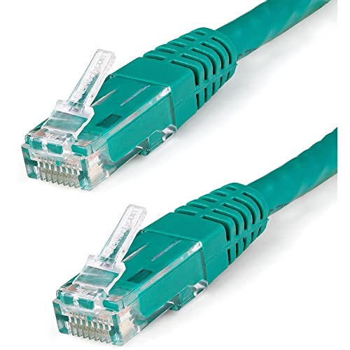 Startech.Com 20Ft Cat6 Ethernet Cable   Green Cat 6 Gigabit Ethernet Wire  650Mhz 100W Poe++ Rj45 Utp Molded Category 6 Network/