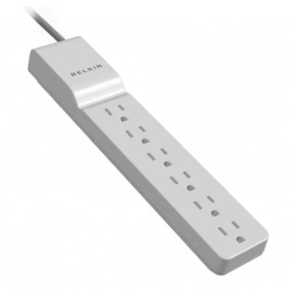 Belkin Be106000 2.5 6 Outlet Home/Office Surge Protector (2.5Ft Cord)